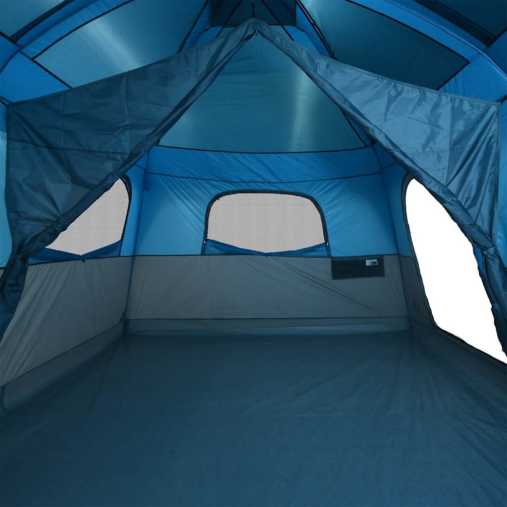 Family Tent Cabin 8-Person Blue Waterproof