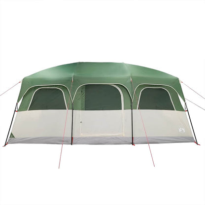 Family Tent Cabin 10-Person Green Waterproof
