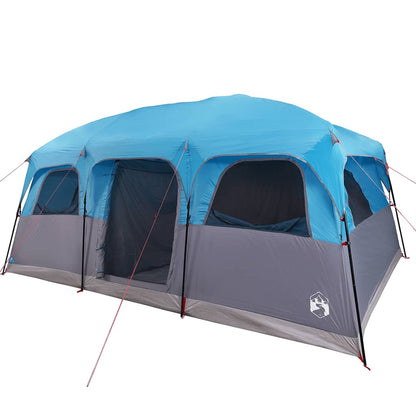 Family Tent Cabin 10-Person Blue Waterproof