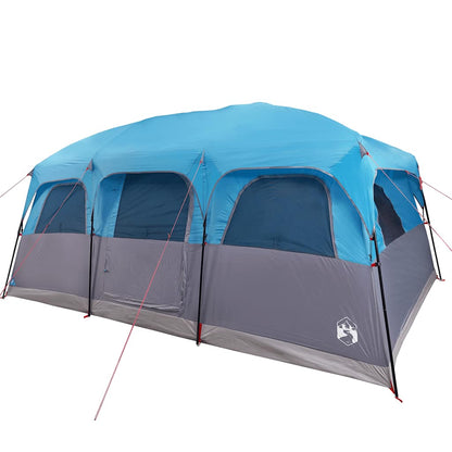 Family Tent Cabin 10-Person Blue Waterproof