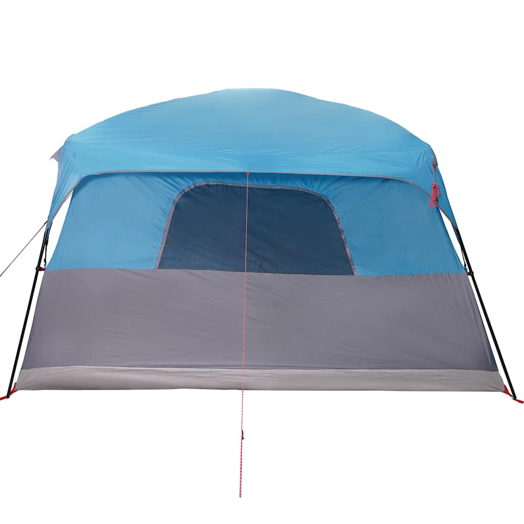 Family Tent Cabin 10-Person Blue Waterproof