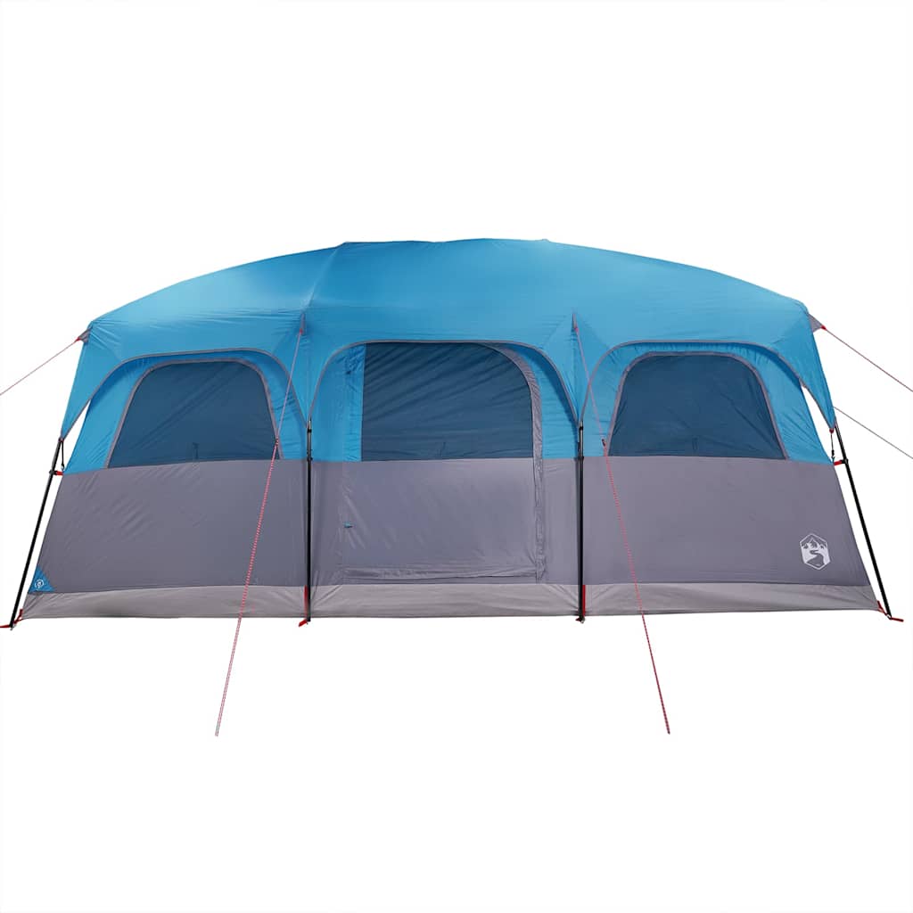 Family Tent Cabin 10-Person Blue Waterproof