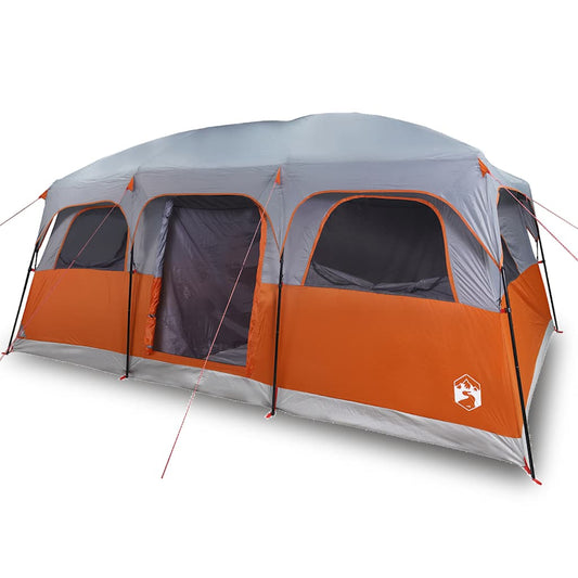 Family Tent Cabin 10-Person Grey Waterproof