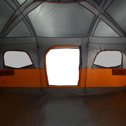 Family Tent Cabin 10-Person Grey Waterproof