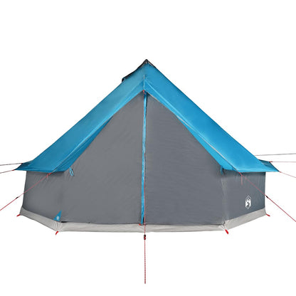 Family Tent Tipi 6-Person Blue Waterproof