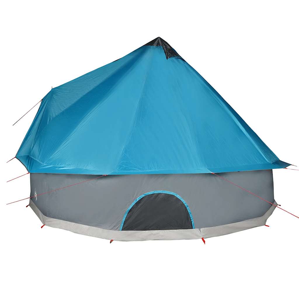 Family Tent Tipi 6-Person Blue Waterproof
