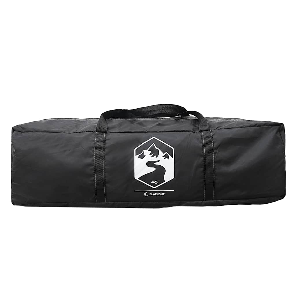 Camping Tent Tunnel 1-Person White Blackout Fabric Waterproof