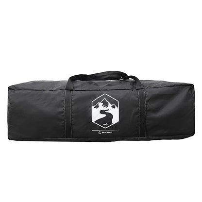 Camping Tent Tunnel 1-Person White Blackout Fabric Waterproof