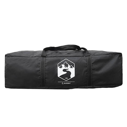 Camping Tent Tunnel 2-Person White Blackout Fabric Waterproof