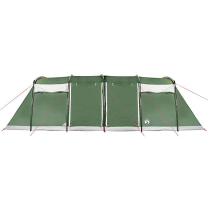 Family Tent Tunnel 10-Person Green Waterproof