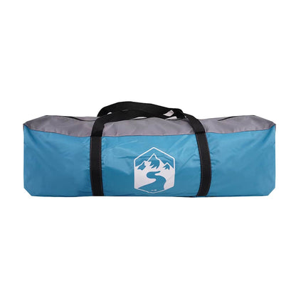 Family Tent Tunnel 7-Person Blue Waterproof