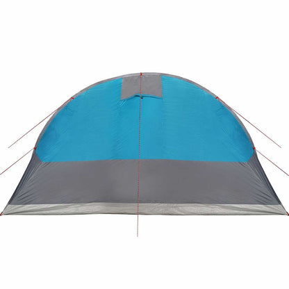 Family Tent Tunnel 7-Person Blue Waterproof