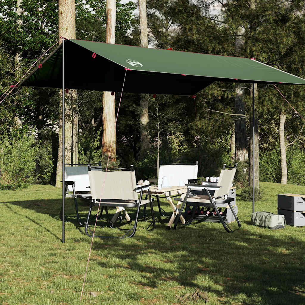 Camping Tarp Green 360x294 cm Waterproof