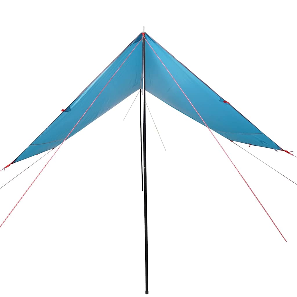 Camping Tarp Blue 430x380x210 cm Waterproof