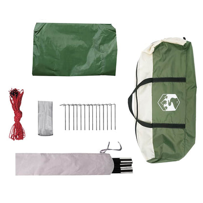 Camping Tarp Green 460x305x210 cm Waterproof