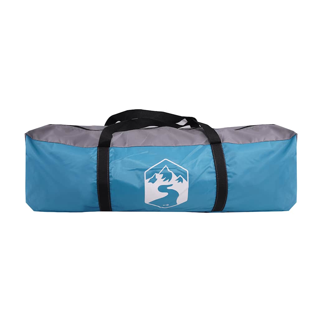 Family Tent Tunnel 16-Person Blue Waterproof