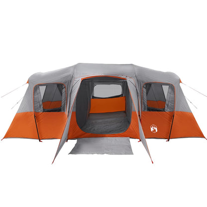 Family Tent Tunnel 16-Person Grey Waterproof