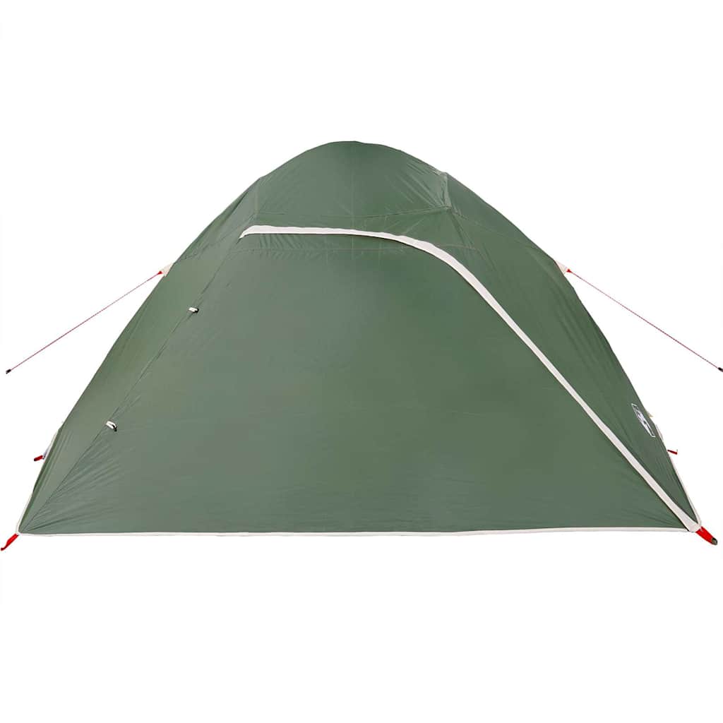 Camping Tent Dome 4-Person Green Waterproof