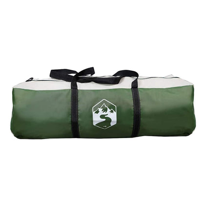 Camping Tent Dome 4-Person Green Waterproof