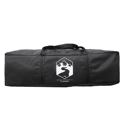 Camping Tent Dome 4-Person White Blackout Fabric Waterproof
