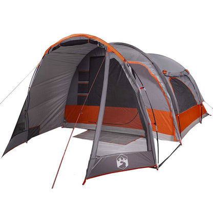 Family Tent 6-Person Grey Waterproof