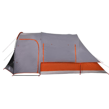 Family Tent 6-Person Grey Waterproof