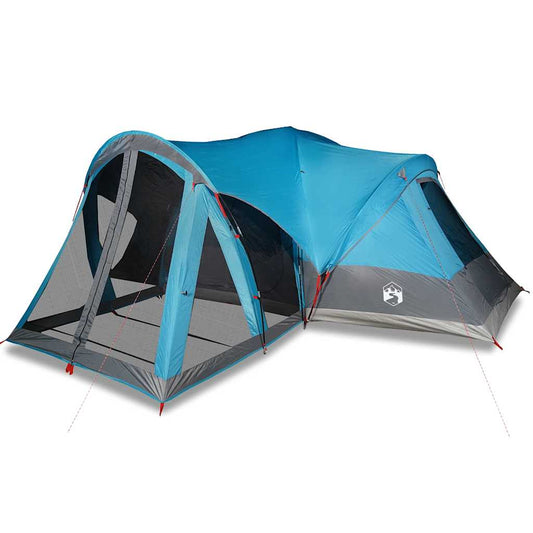 Family Tent Tipi 8-Person Blue Waterproof