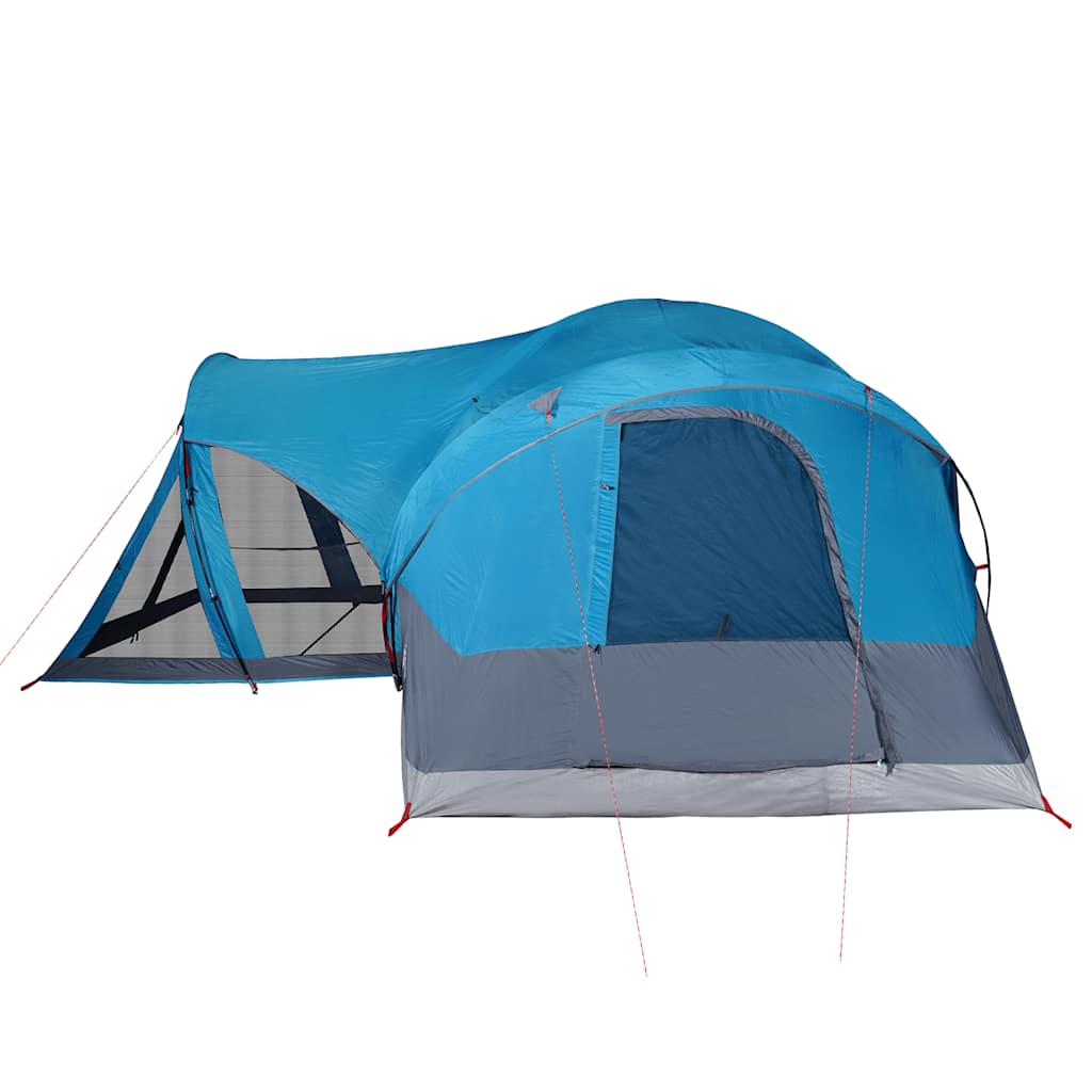 Family Tent Tipi 8-Person Blue Waterproof