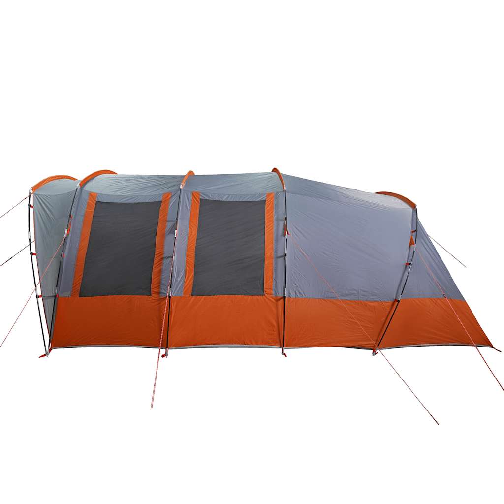 Family Tent Tunnel 8-Person Grey Waterproof