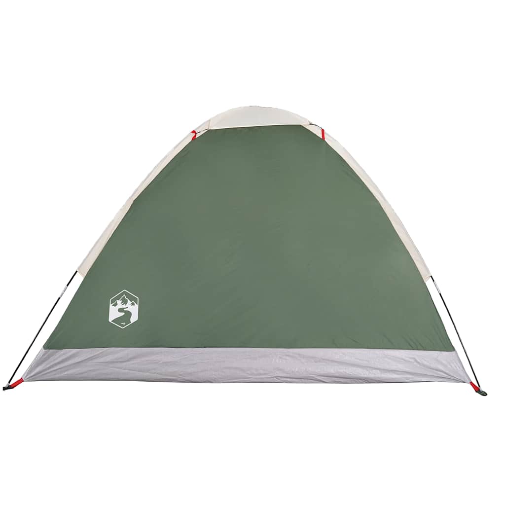 Camping Tent Dome 4-Person Green Waterproof