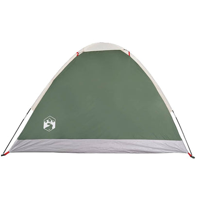 Camping Tent Dome 4-Person Green Waterproof