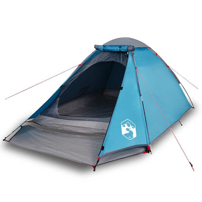 Camping Tent Dome 2-Person Blue Waterproof