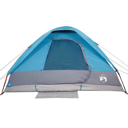 Camping Tent Dome 2-Person Blue Waterproof