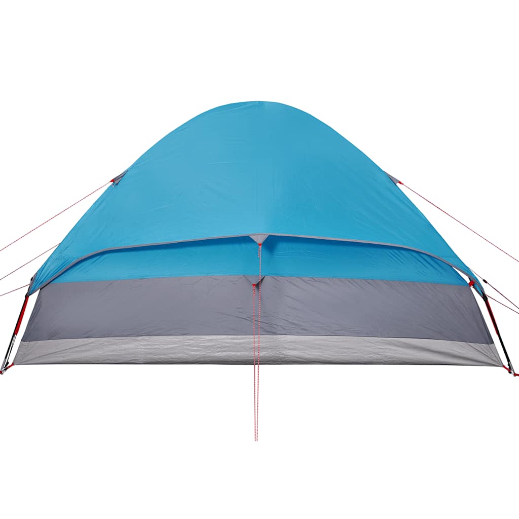 Family Tent Dome 6-Person Blue Waterproof