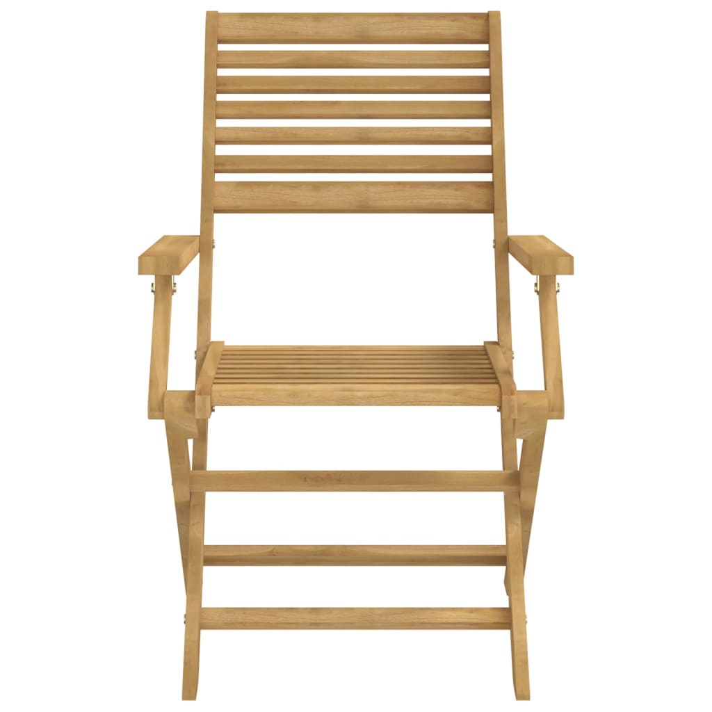 Folding Chairs 4 pcs 54,5x61,5x86,5 cm Solid Wood Acacia