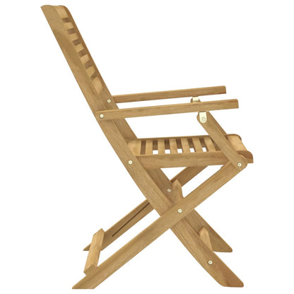 Folding Chairs 4 pcs 54,5x61,5x86,5 cm Solid Wood Acacia