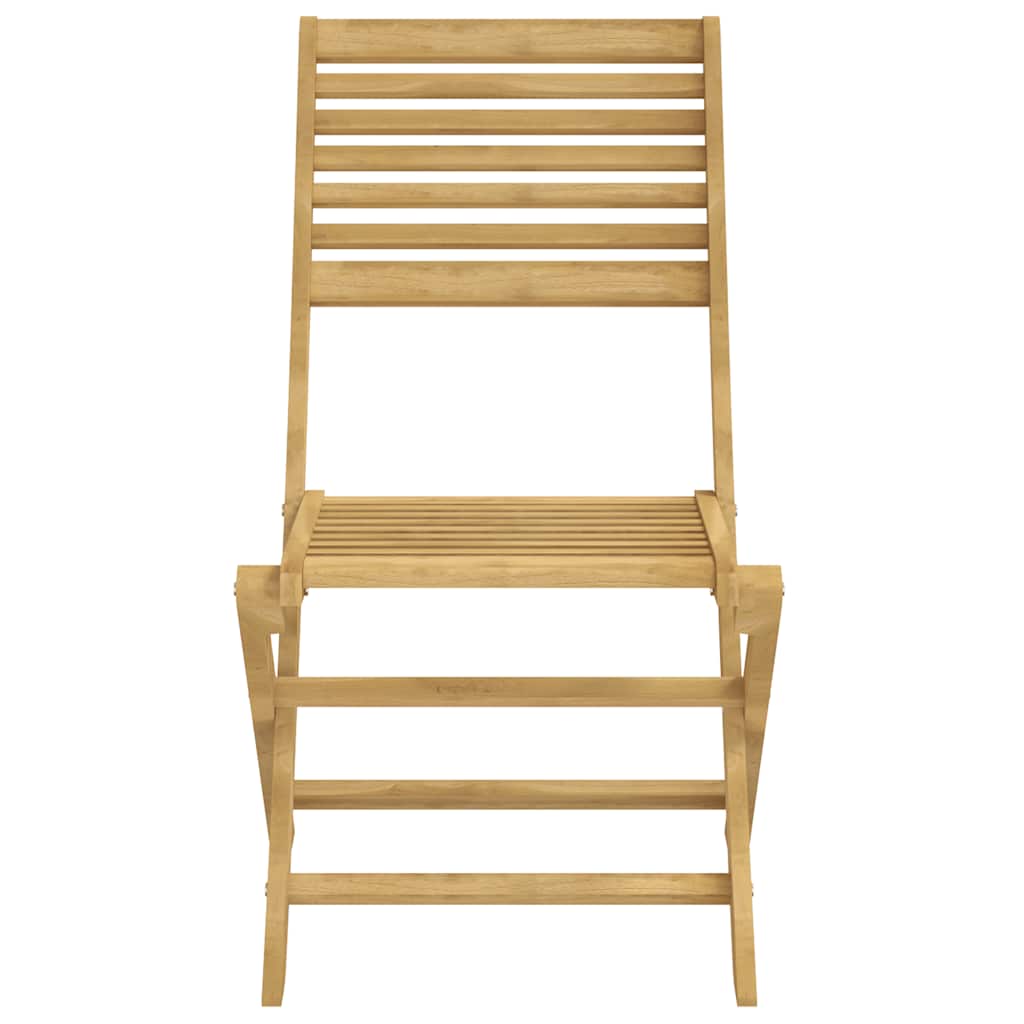 Folding Chairs 2 pcs 48,5x61,5x87 cm Solid Wood Acacia