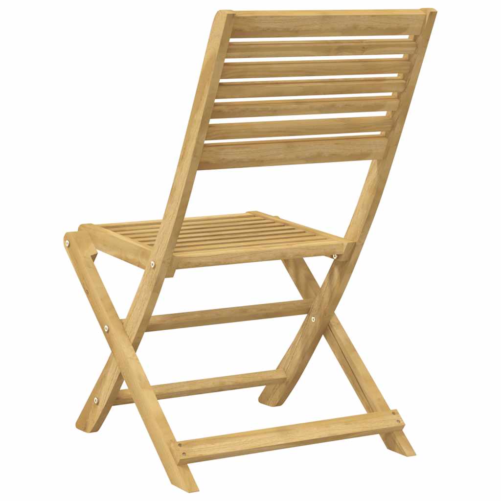 Folding Chairs 2 pcs 48,5x61,5x87 cm Solid Wood Acacia
