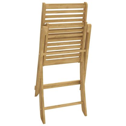 Folding Chairs 2 pcs 48,5x61,5x87 cm Solid Wood Acacia