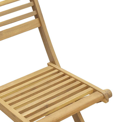 Folding Chairs 2 pcs 48,5x61,5x87 cm Solid Wood Acacia
