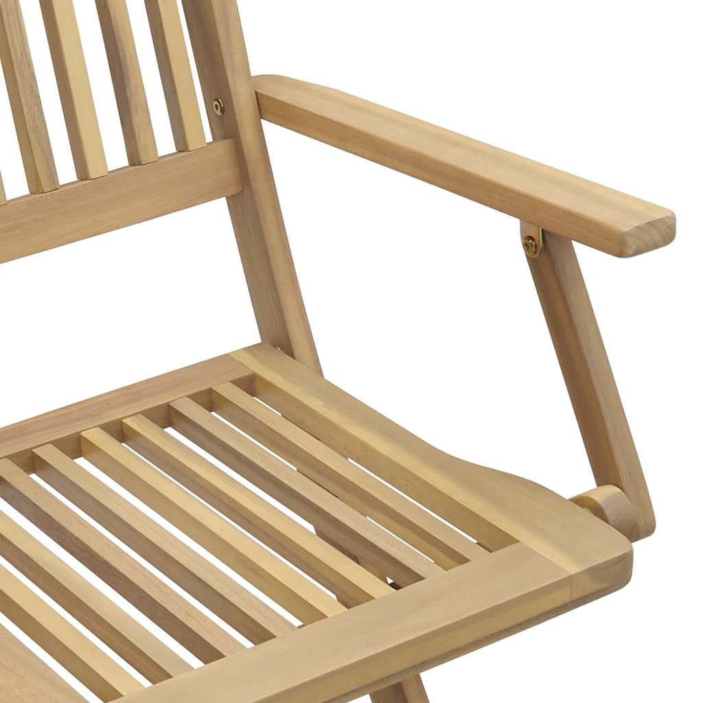 Folding Garden Chairs 4 pcs 54x61x88 cm Solid Wood Acacia