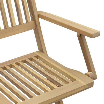 Folding Garden Chairs 4 pcs 54x61x88 cm Solid Wood Acacia