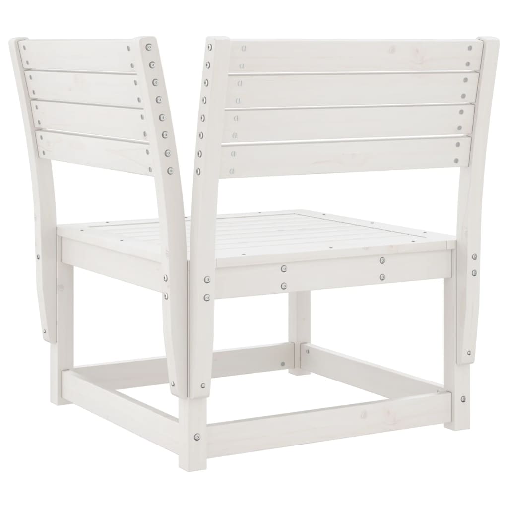 Garden Sofa | White | Solid Pine Wood | Small | Modular | Garden Sofa