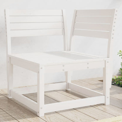 Garden Sofa | White | Solid Pine Wood | Small | Modular | Garden Sofa