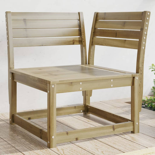 Garden Sofa | Natural Pine | Treated solid pine wood | Single | Modular