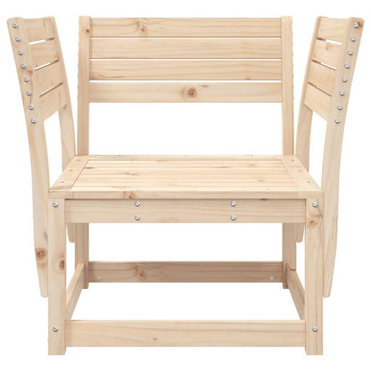 Garden Chair | Natural Pine | Solid Pine Wood | Medium | Modular