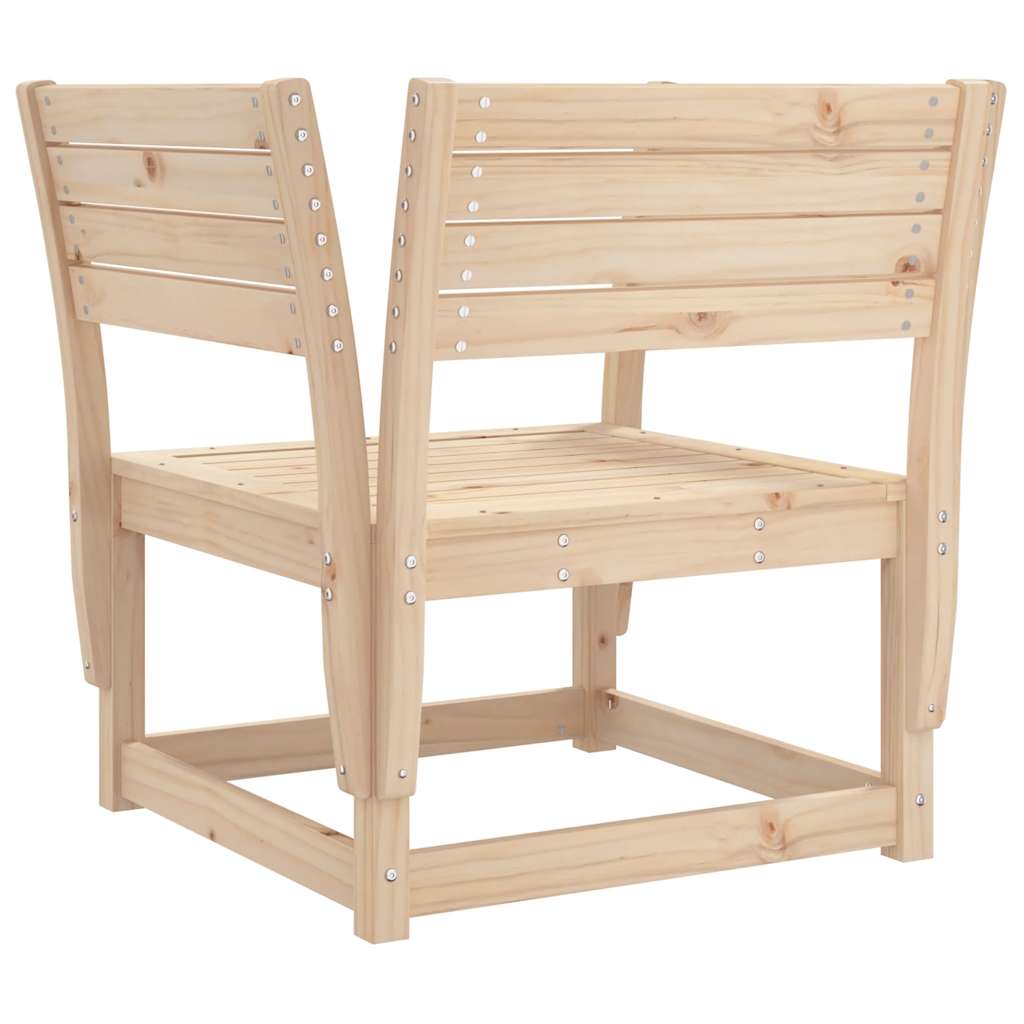 Garden Chair | Natural Pine | Solid Pine Wood | Medium | Modular