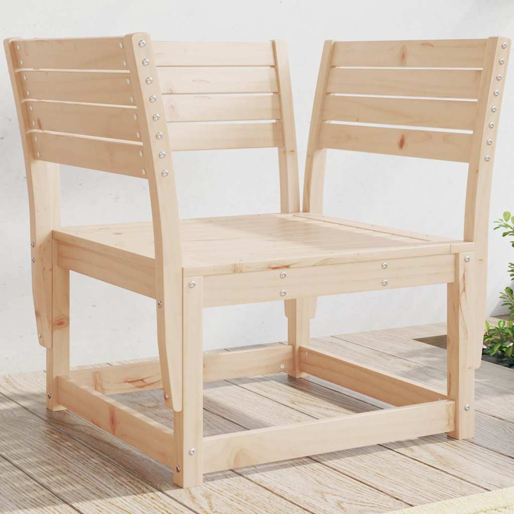 Garden Chair | Natural Pine | Solid Pine Wood | Medium | Modular