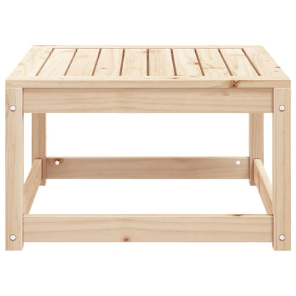 Garden Footstool | Natural Wood | Solid Pine Wood | Medium | Modular