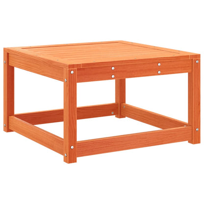 Garden Footstool | Wax Brown | Solid Pine Wood | Medium | Modular